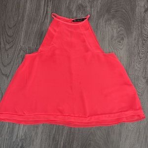 Zara High Neck Sleeveless Blouse